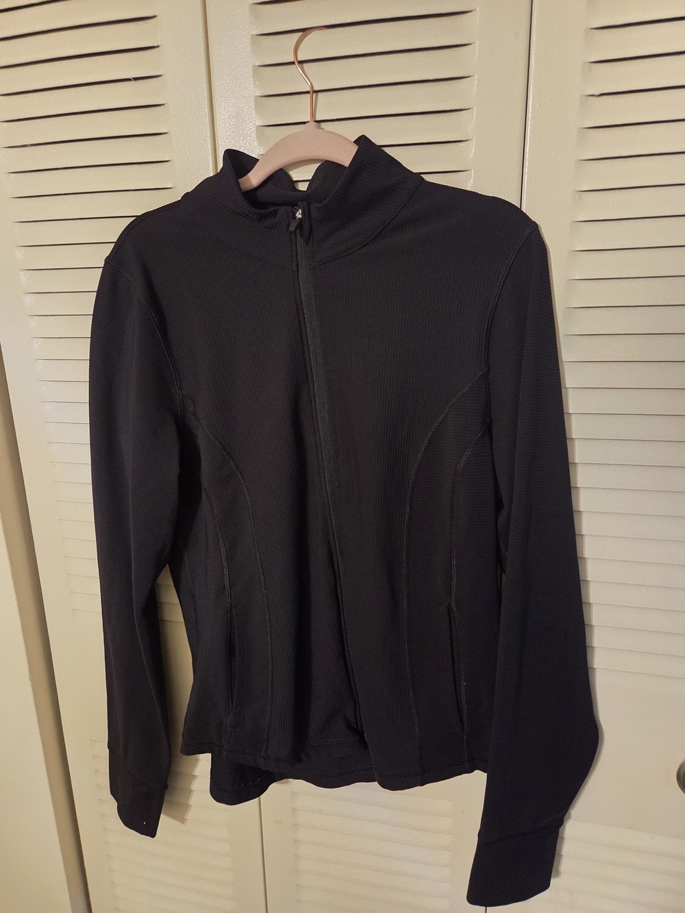 90 Degree By Reflex Black Full-Zip Active Jacket